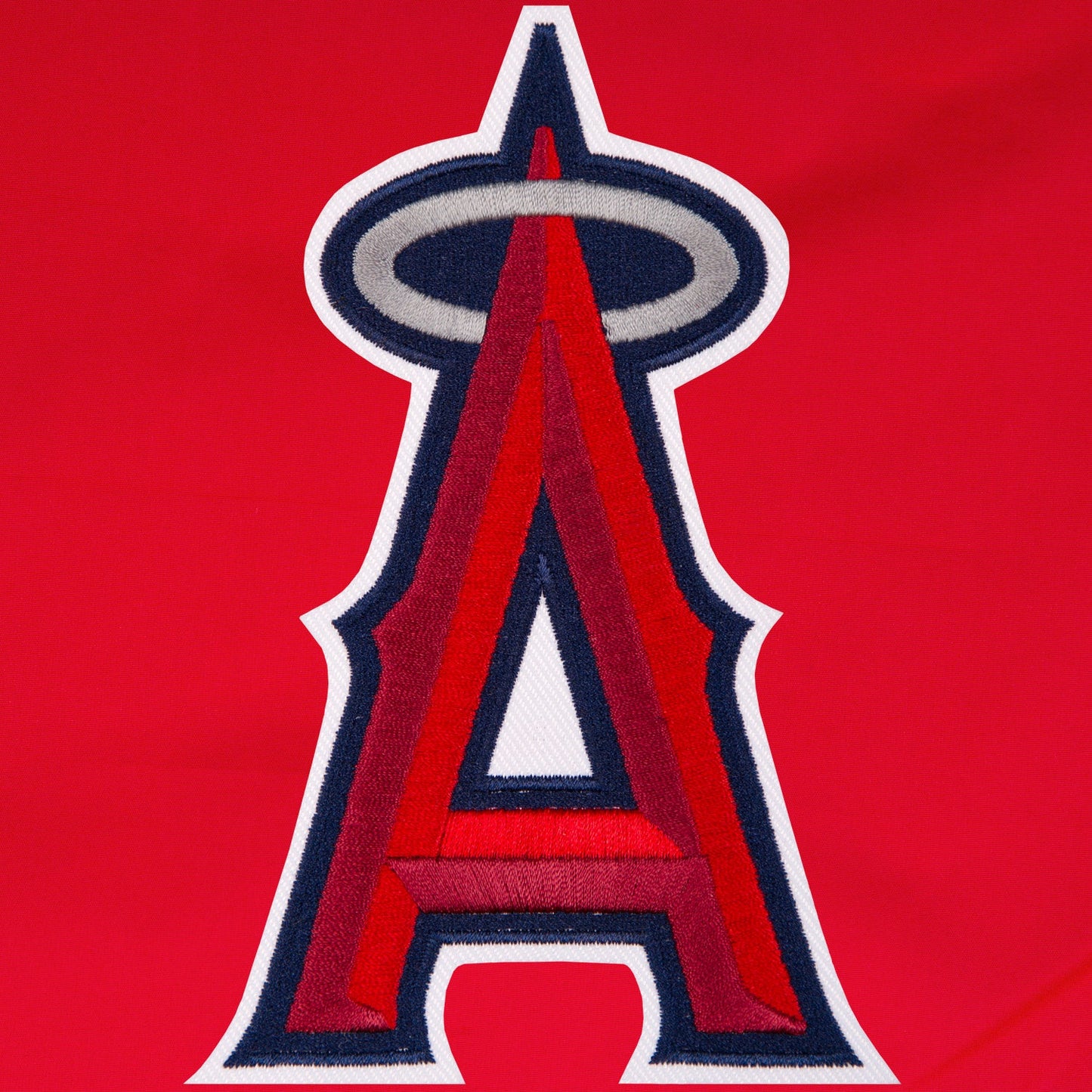 Los Angeles Angels Reversible Fleece Jacket with Faux Leather Sleeves