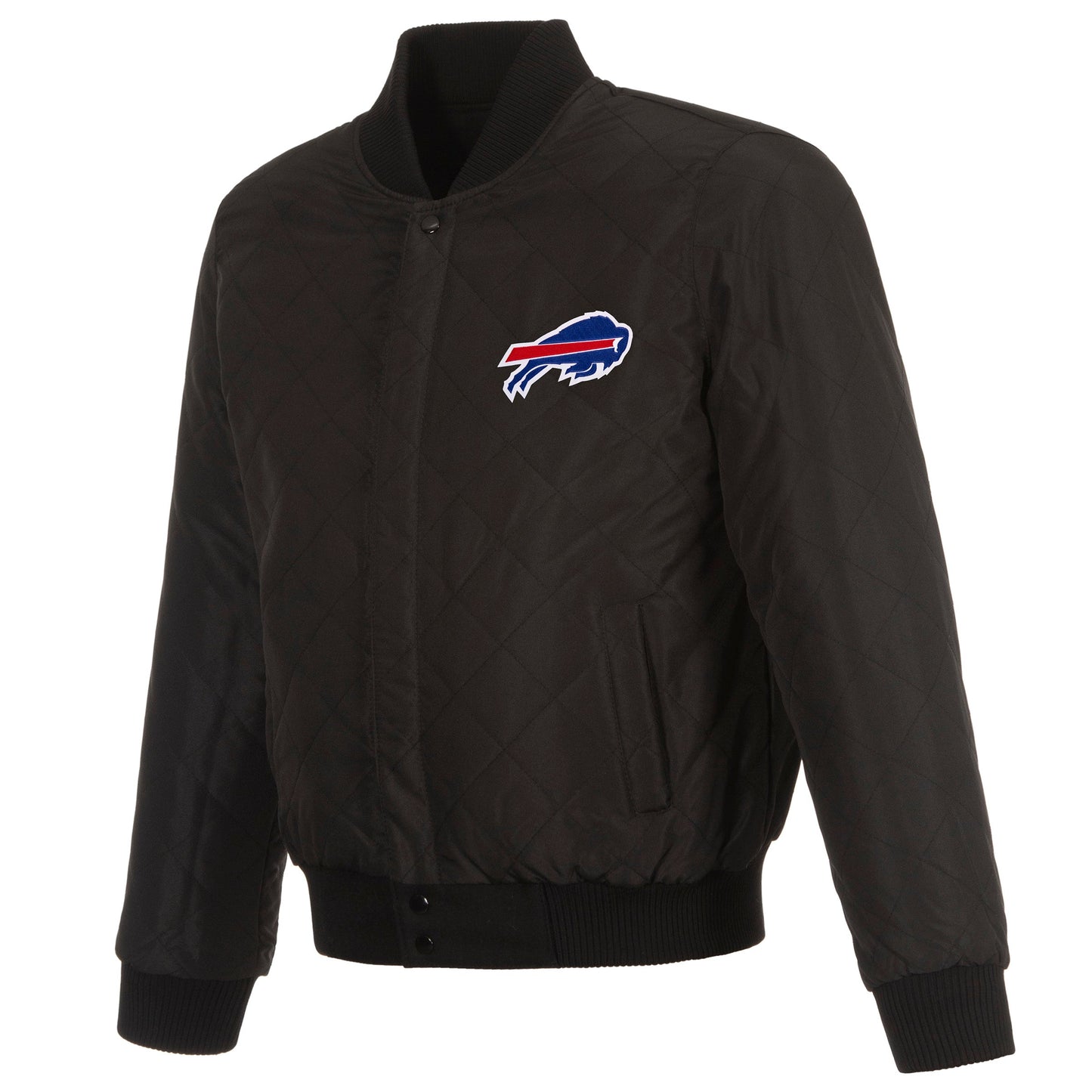 Buffalo Bills Reversible Wool and Leather Jacket