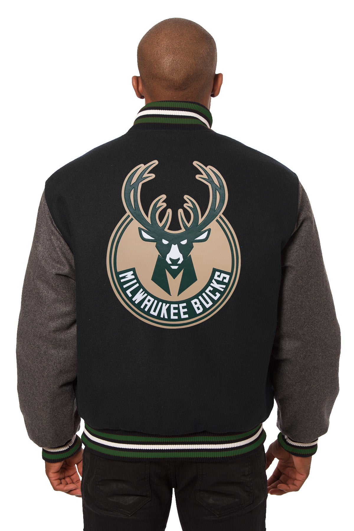 Milkwaukee Bucks Embroidered Wool Jacket
