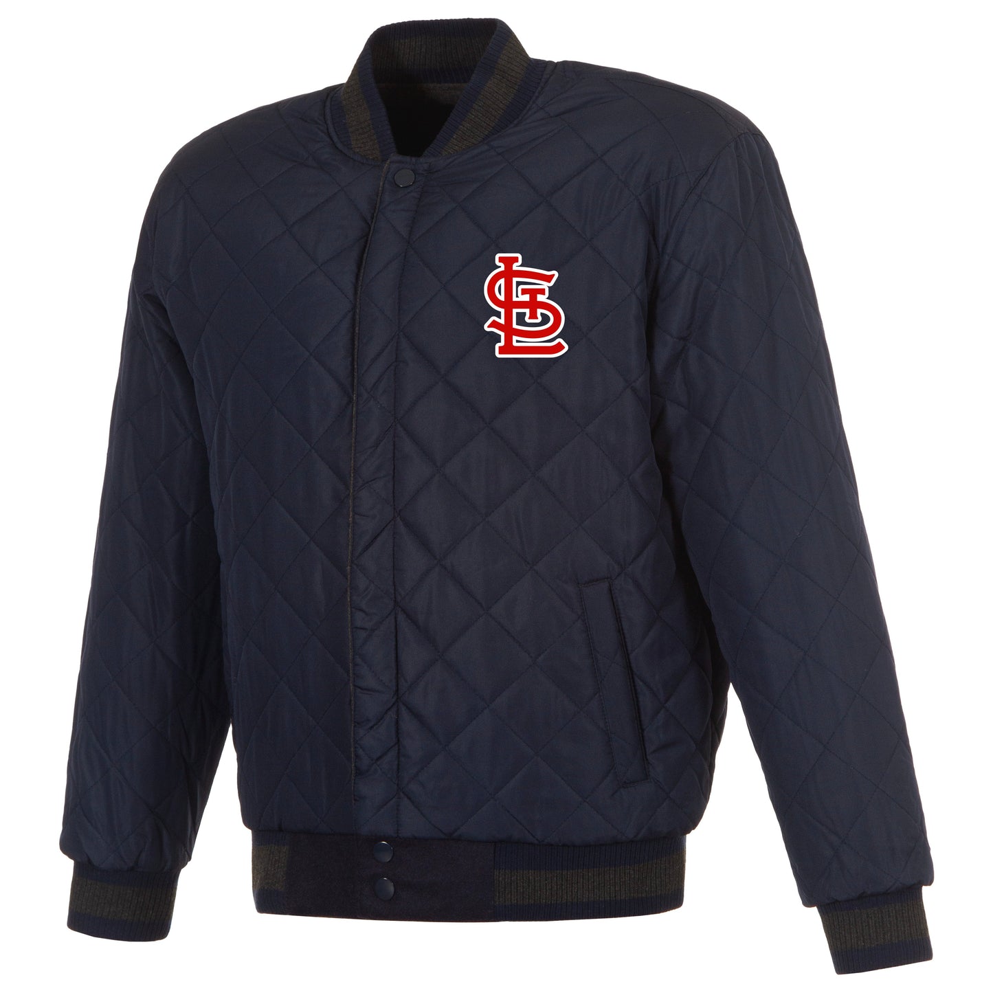 St. Louis Cardinals Reversible Wool and Leather Jacket