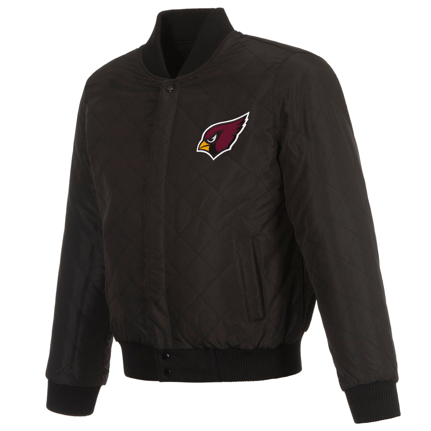 Arizona Cardinals Reversible Wool and Leather Jacket