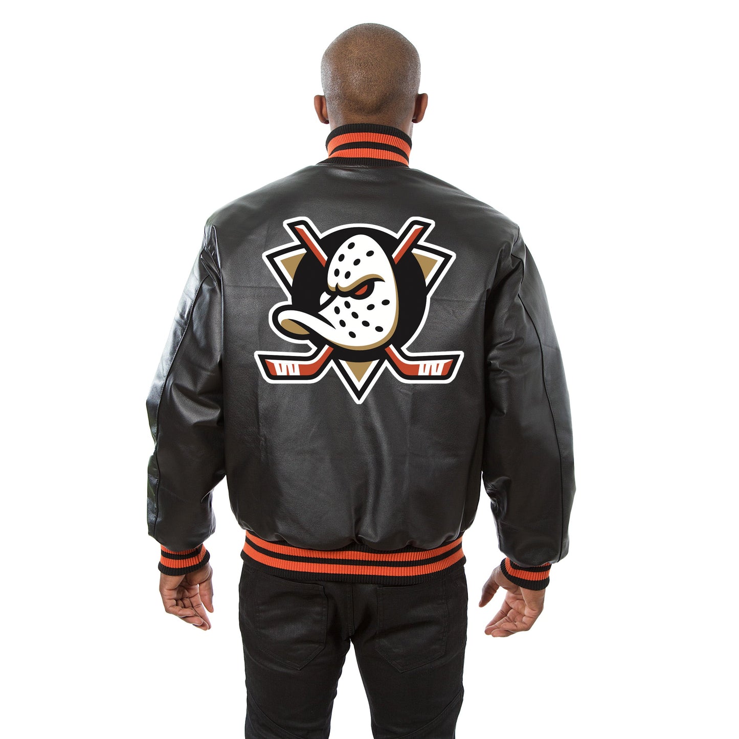 Anaheim Ducks Full Leather Jacket