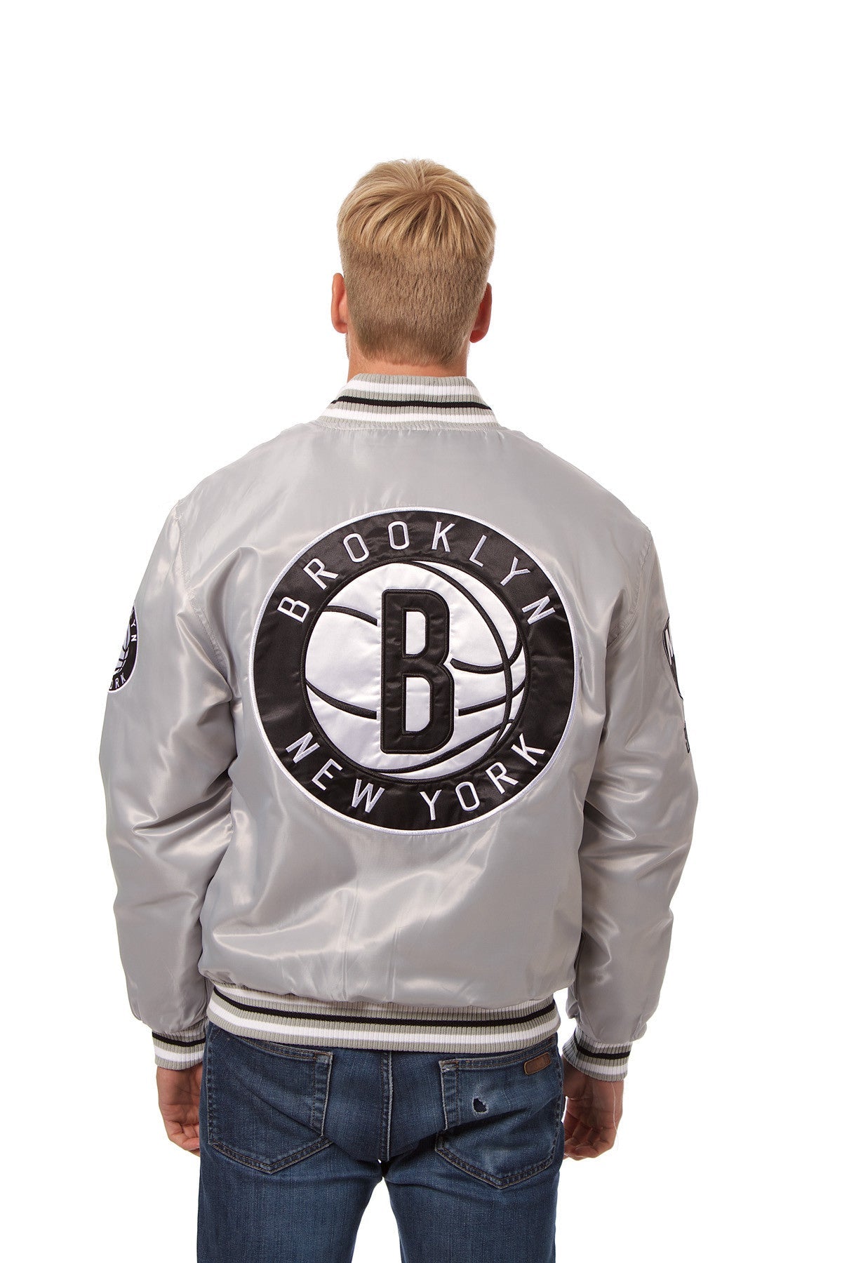 Brooklyn Nets Matte Satin Jacket