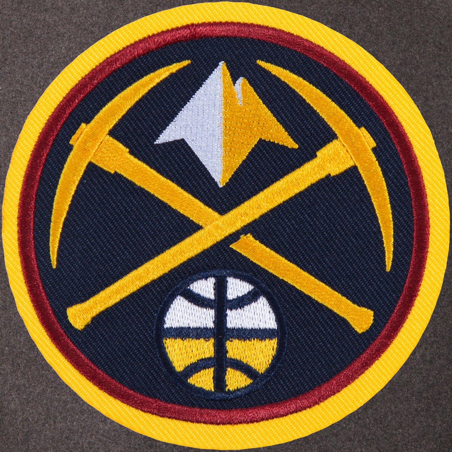 Denver Nuggets Reversible Wool and Leather Jacket