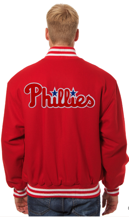 Philadelphia Phillies Embroidered Wool Jacket