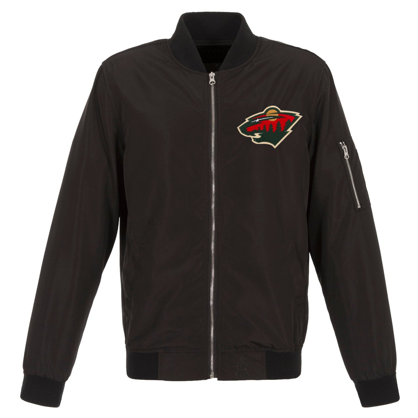 Minnesota Wild Nylon Bomber Jacket