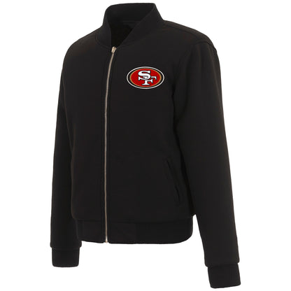 San Francisco 49ers Ladies Reversible Fleece Jacket