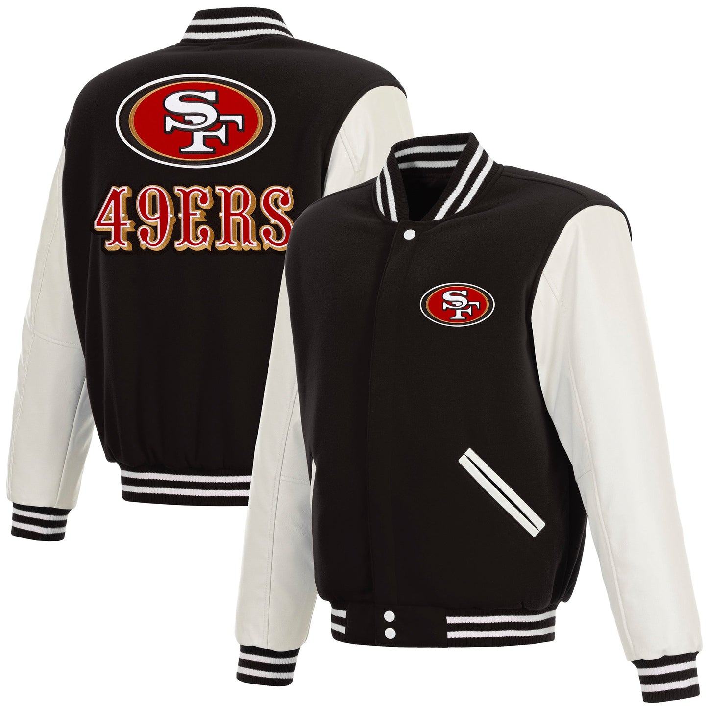 San Francisco 49ers Reversible Varsity Jacket