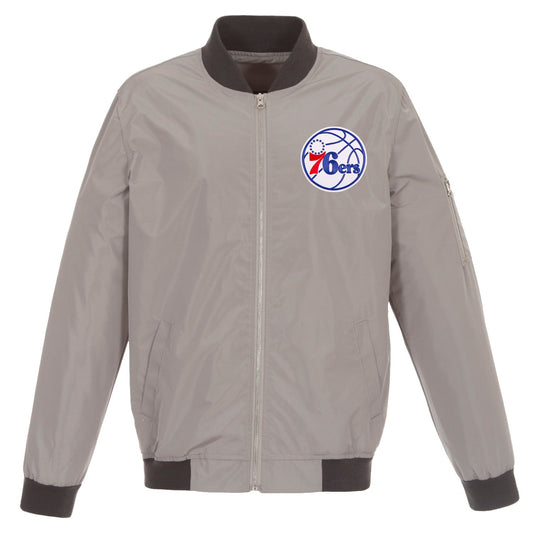 Philadelphia 76ers Nylon Bomber Jacket