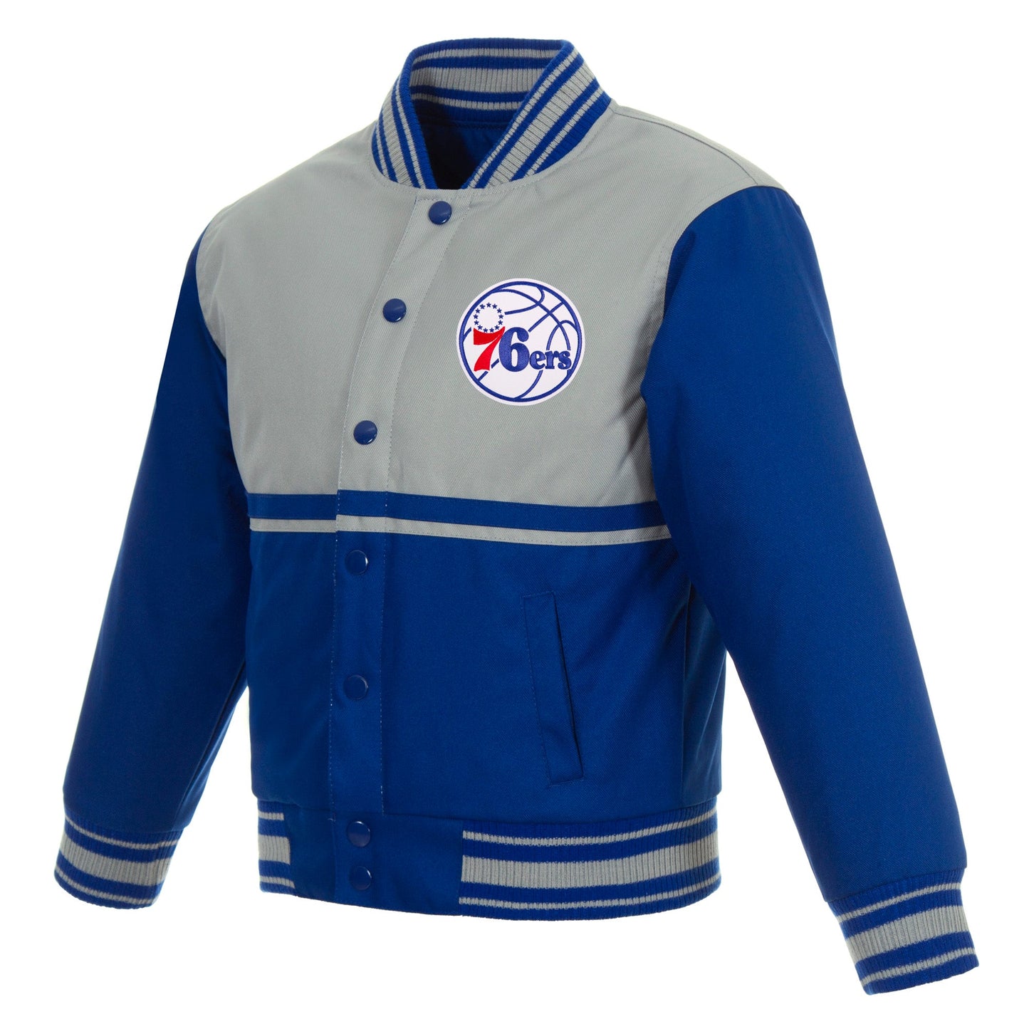 Philadelphia 76ers Kids Poly-Twill Jacket