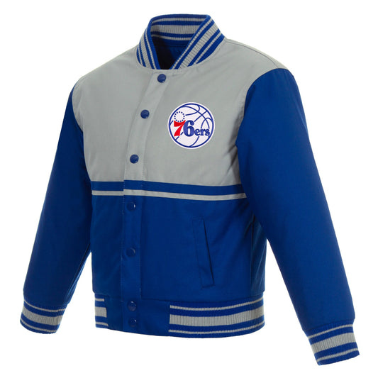 Philadelphia 76ers Kids Poly-Twill Jacket