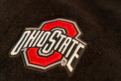 Men's Ohio State Buckeyes Quarter Zip Fleece Pullover Long Sleeve Shirt