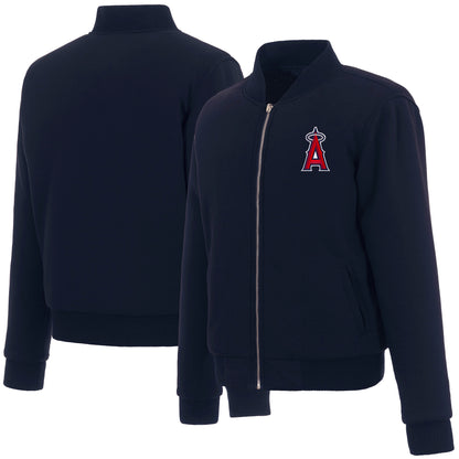 Los Angeles Angels Ladies Reversible Fleece Jacket