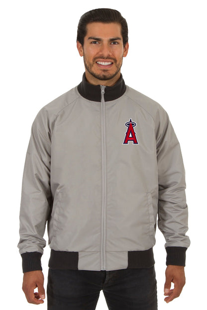 Los Angeles Angels Reversible Polyester Track Jacket