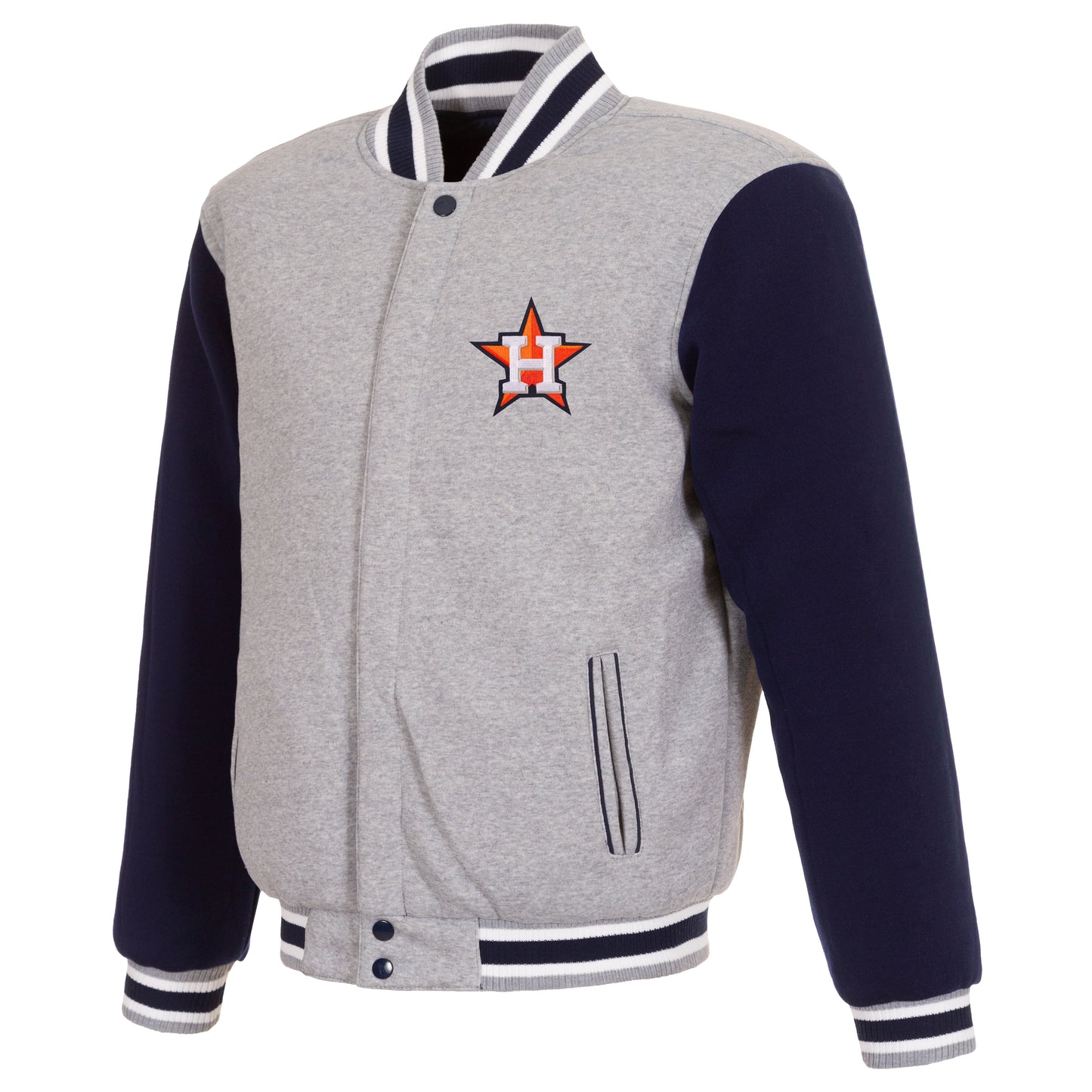 Houston Astros Reversible Two-Tone Fleece Jacket