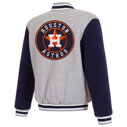 Houston Astros Reversible Two-Tone Fleece Jacket