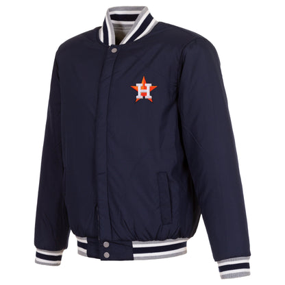 Houston Astros Reversible Two-Tone Fleece Jacket