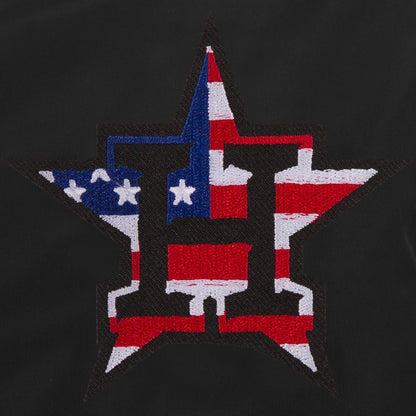 Houston Astros Americana Nylon Bomber Jacket