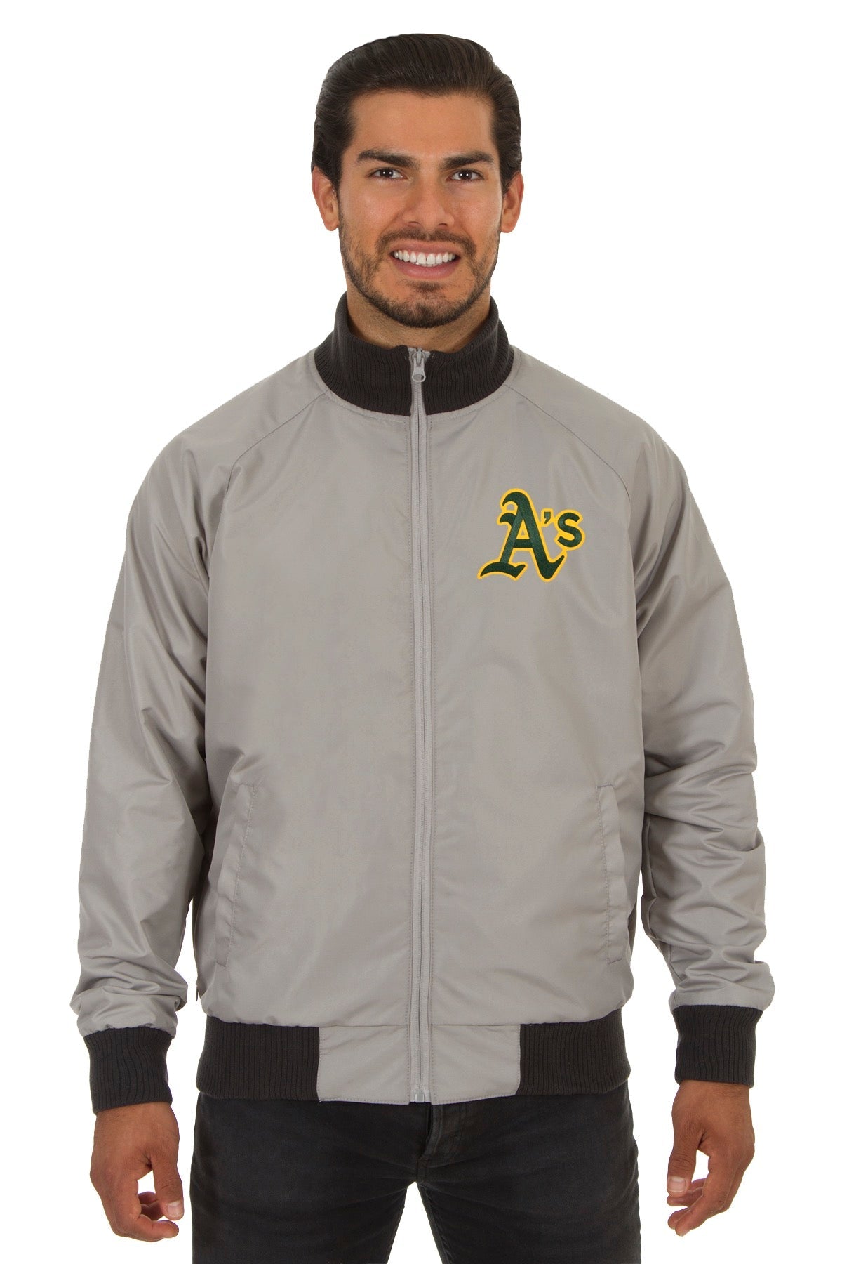 Oakland Athletics Reversible Polyester Track Jacket