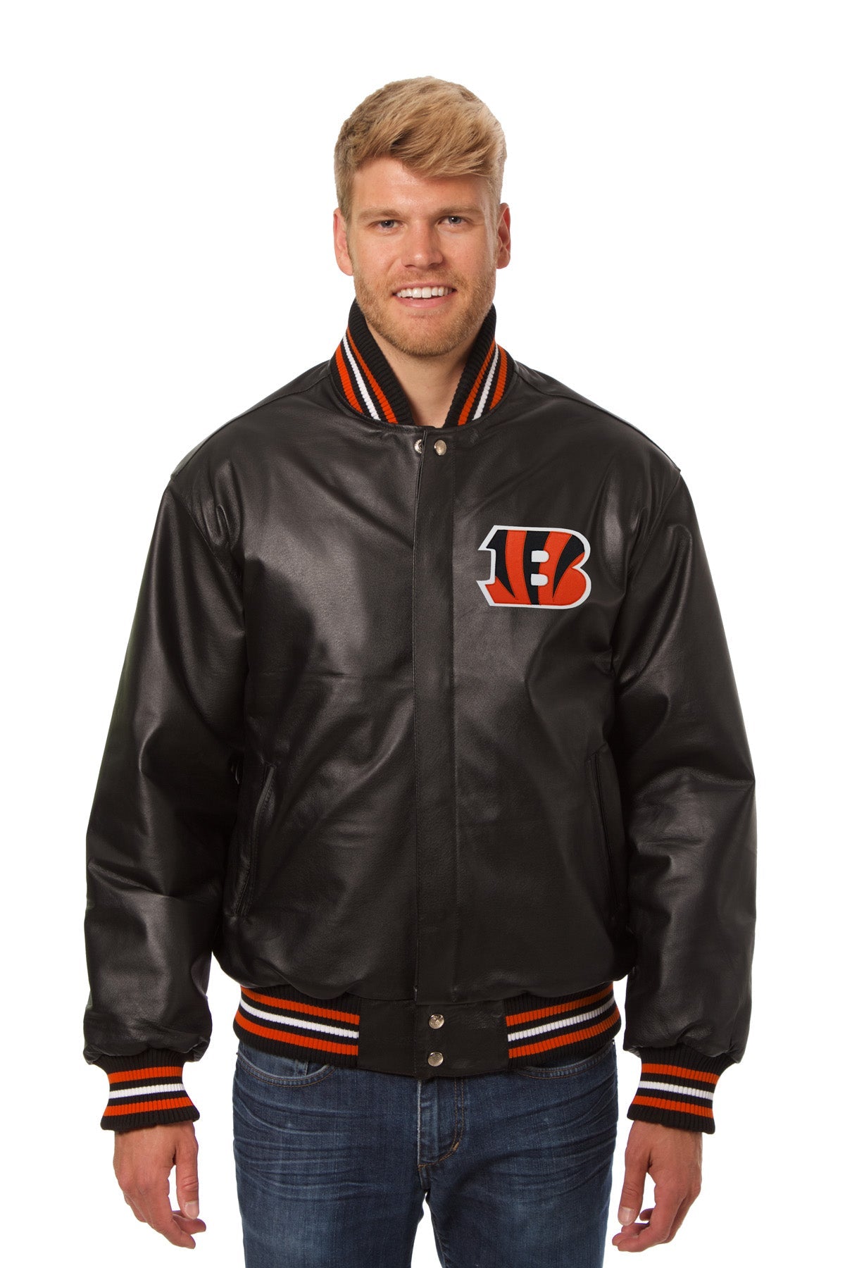Cincinnati Bengals Full Leather Jacket
