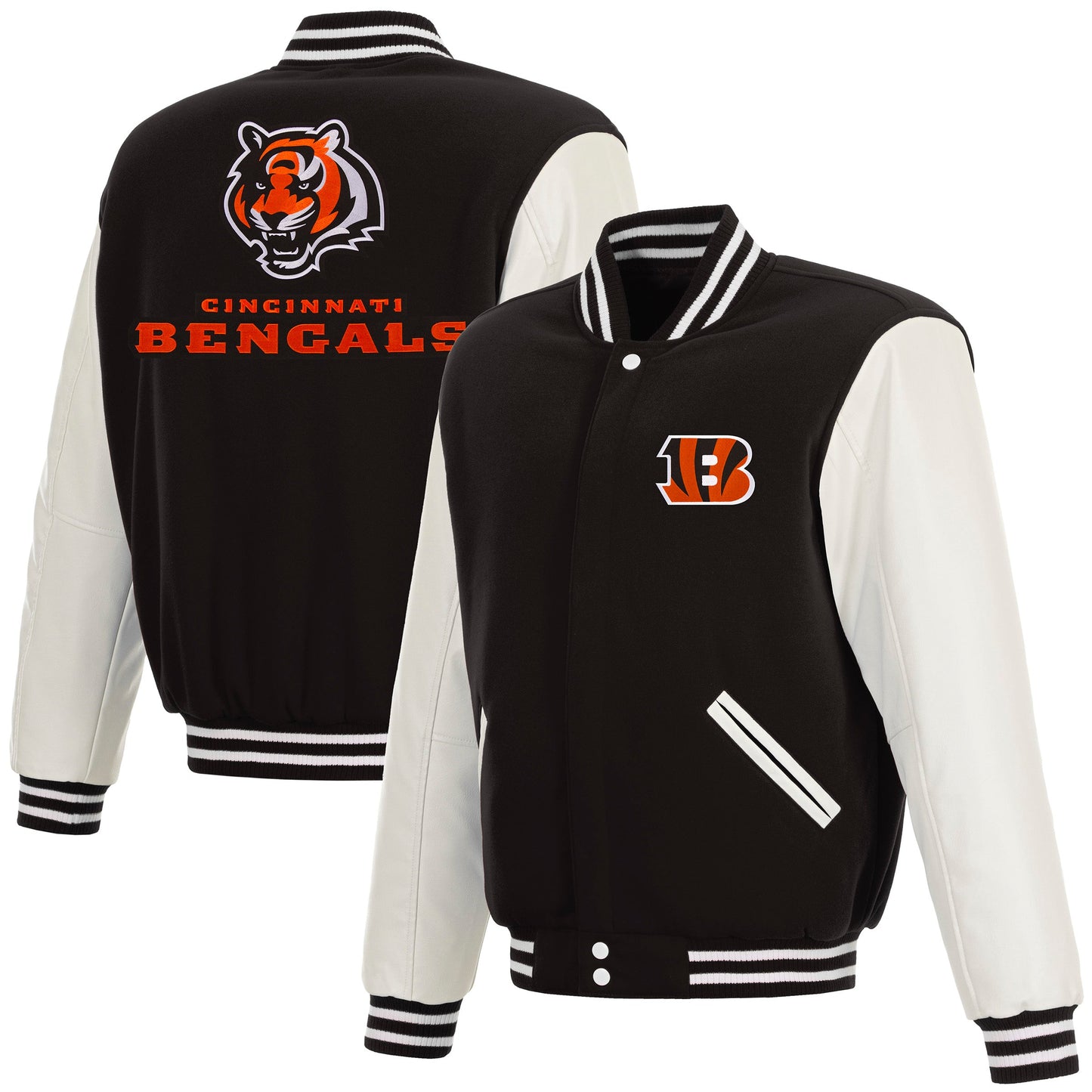 Cincinnati Bengals Reversible Varsity Jacket