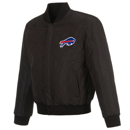Buffalo Bills Reversible Wool and Leather Jacket