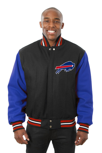 Buffalo Bills Embroidered Wool Jacket