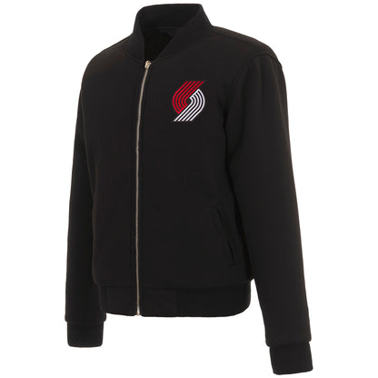 Portland Trail Blazers Ladies Reversible Fleece Jacket