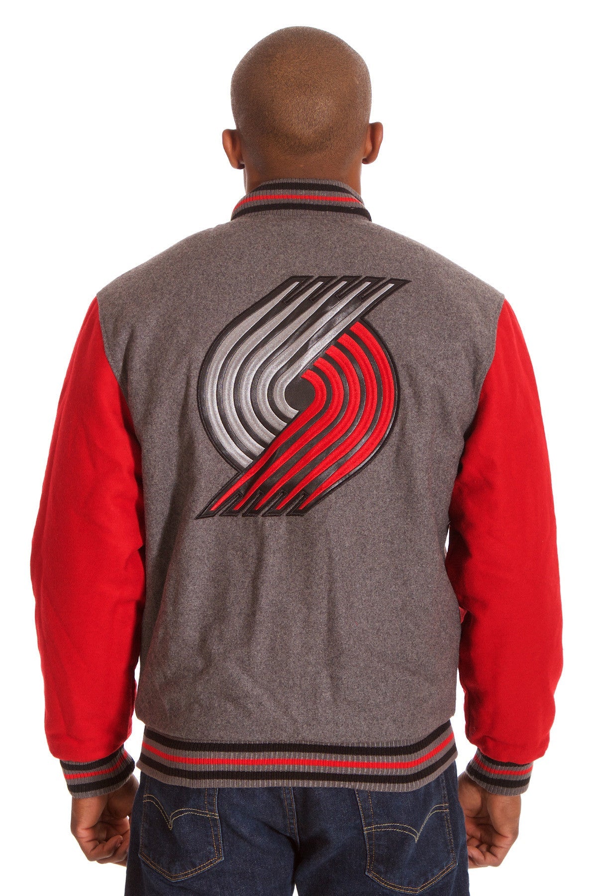 Portland Trail Blazers Two-Tone Reversible Wool Jacket