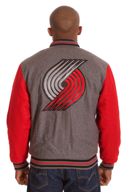 Portland Trail Blazers Two-Tone Reversible Wool Jacket