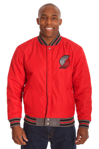 Portland Trail Blazers Two-Tone Reversible Wool Jacket