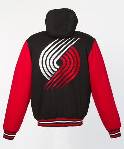 Portland Trail Blazers Two-Tone Reversible Fleece Jacket