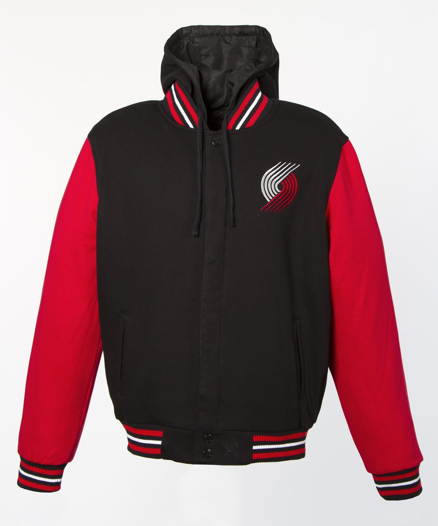Portland Trail Blazers Two-Tone Reversible Fleece Jacket