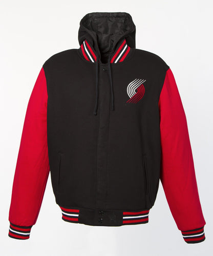 Portland Trail Blazers Two-Tone Reversible Fleece Jacket