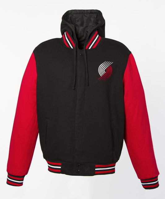 Portland Trail Blazers Two-Tone Reversible Fleece Jacket
