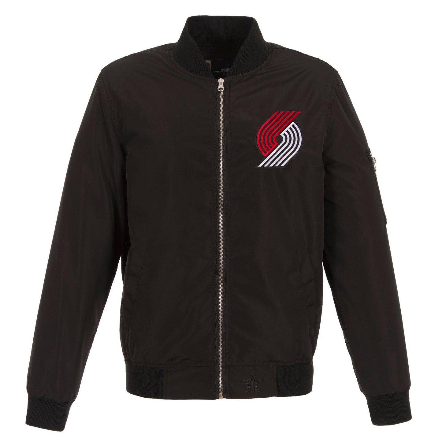 Portland Trailblazers Nylon Bomber Jacket