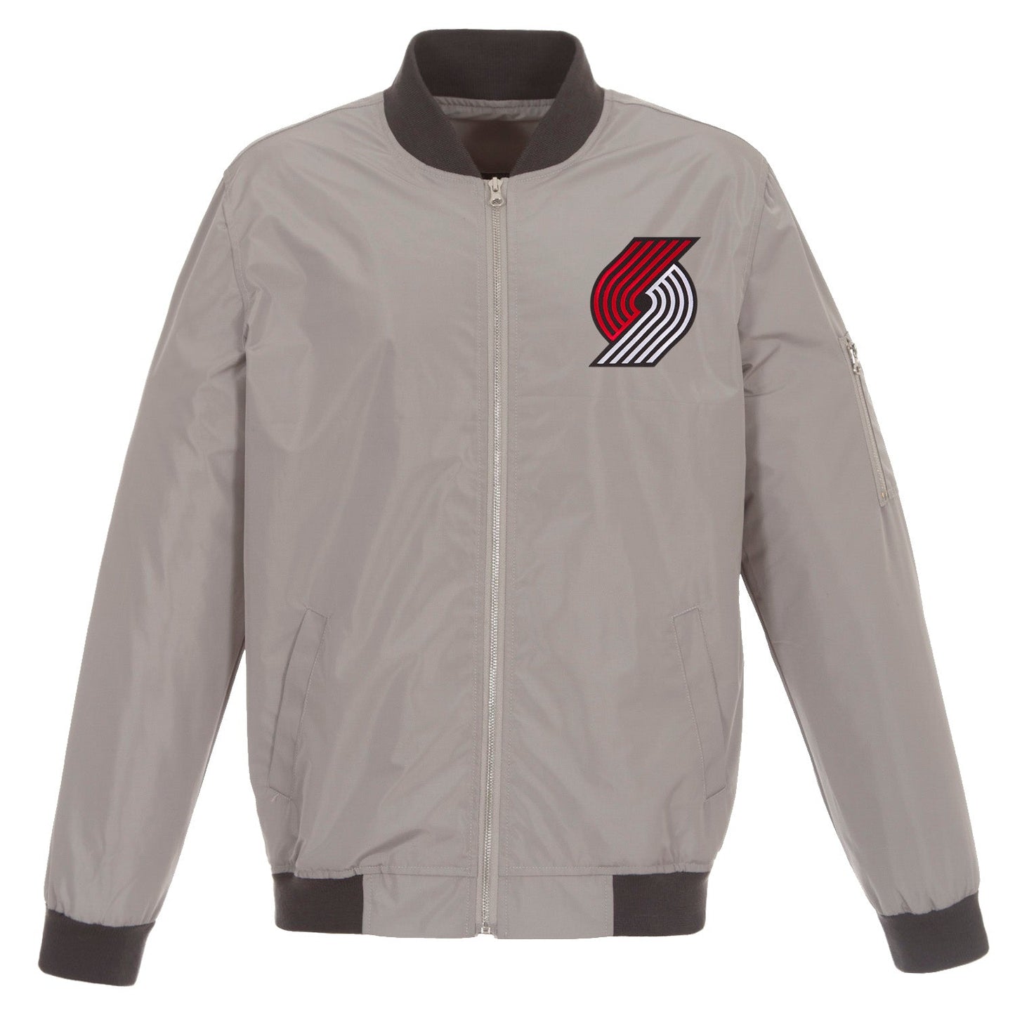 Portland Trail Blazers Nylon Bomber Jacket