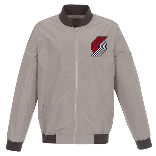 Portland Trail Blazers Nylon Bomber Jacket