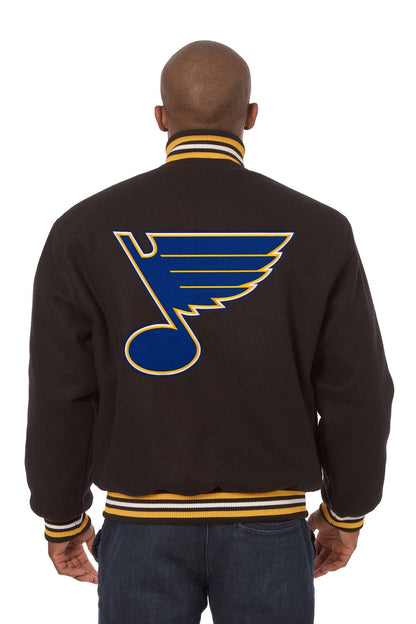 St. Louis Blues Embroidered Wool Jacket