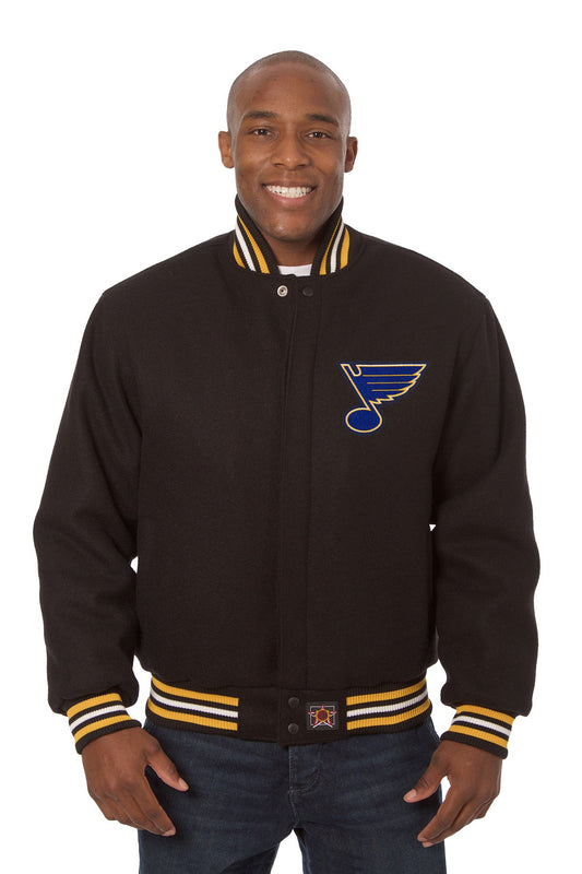 St. Louis Blues Embroidered Wool Jacket