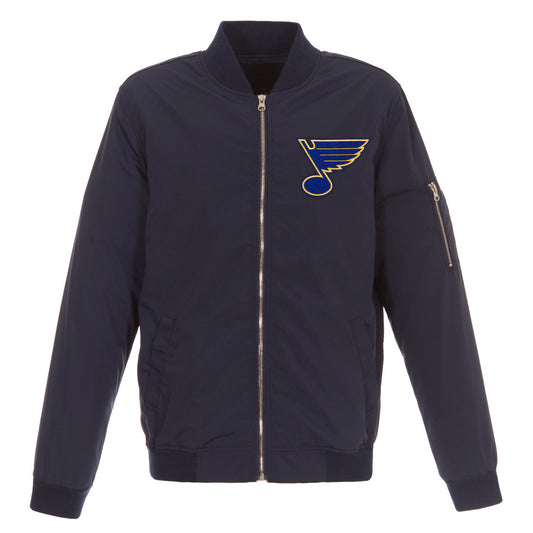 St. Louis Blues Nylon Bomber Jacket