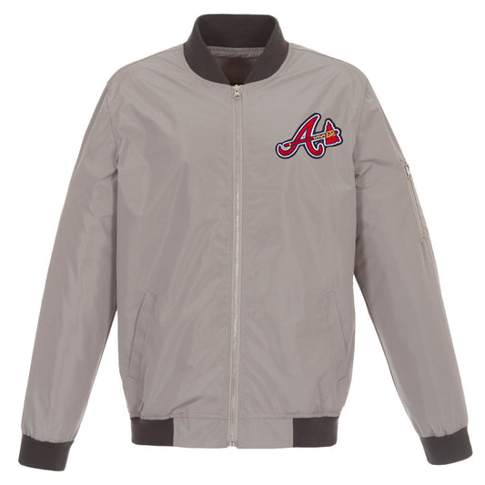 Atlanta Braves Nylon Bomber Jacket