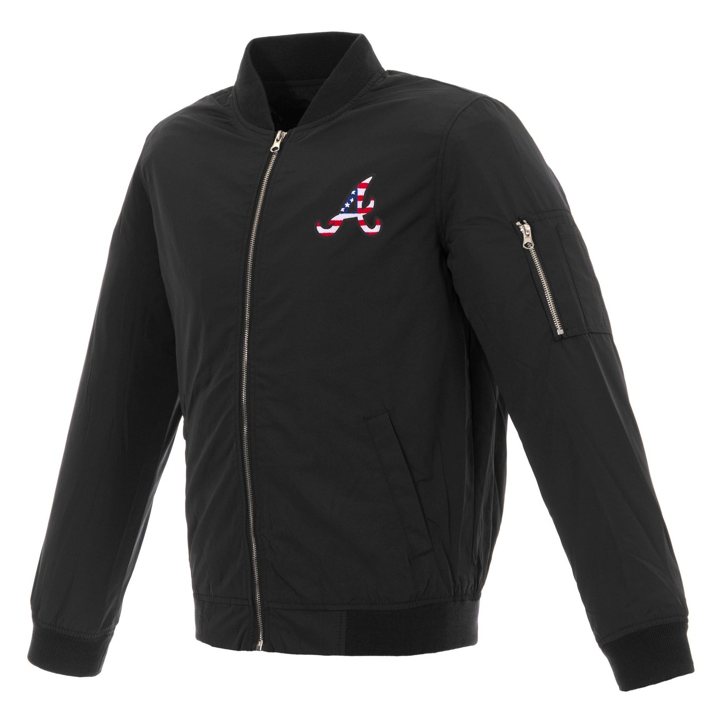 Atlanta Braves Americana Nylon Bomber Jacket