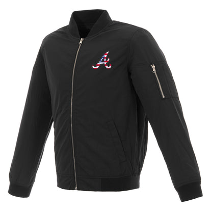Atlanta Braves Americana Nylon Bomber Jacket