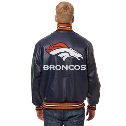 Denver Broncos Full Leather Jacket