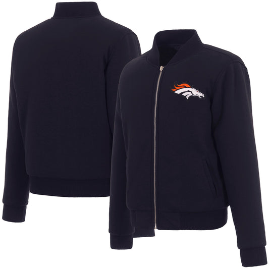 Denver Broncos Ladies Reversible Fleece Jacket