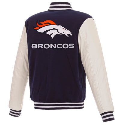Denver Broncos Reversible Varsity Jacket