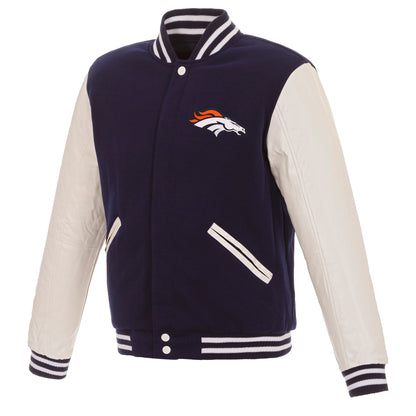 Denver Broncos Reversible Varsity Jacket