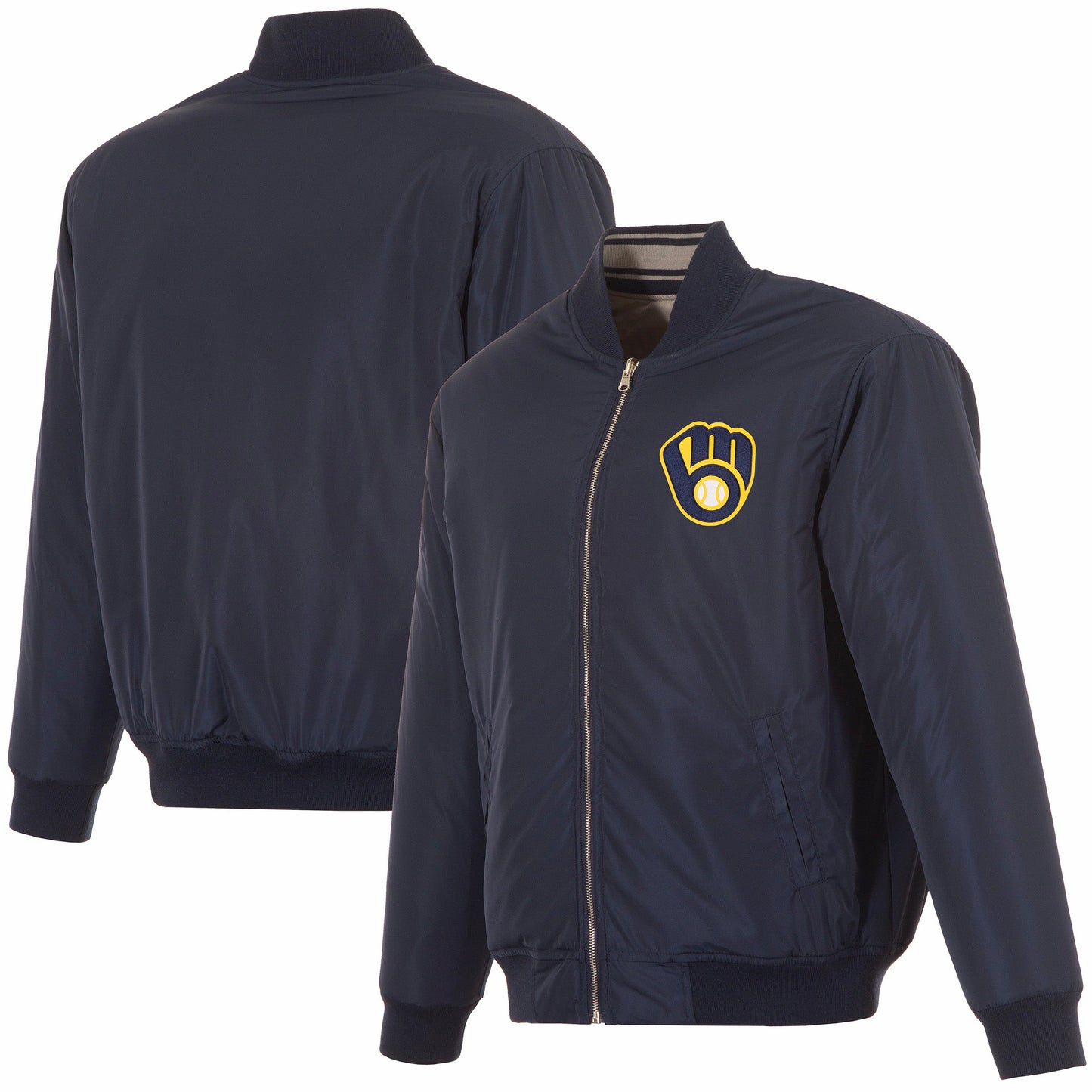 Milwaukee Brewers Reversible Flight Jacket