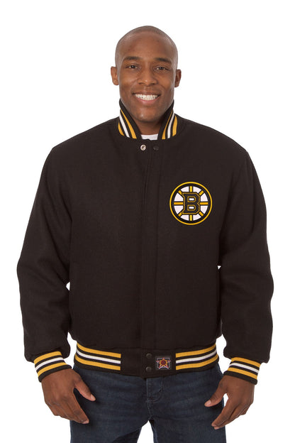 Boston Bruins Embroidered Wool Jacket